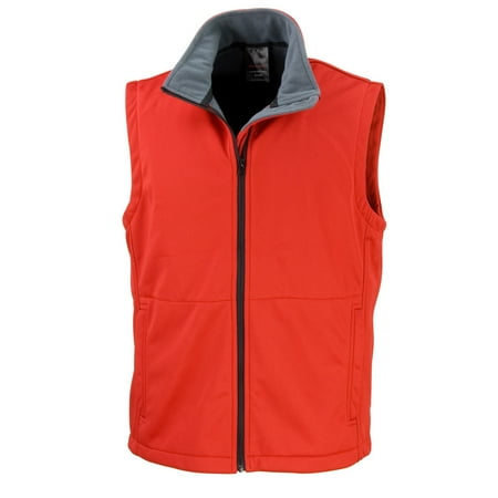 Mens Softshell Bodywarmer Sleeveless Jacket Gilet Body Warmer Fleece Lined S-4XL